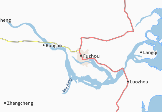 Mapa Fuzhou