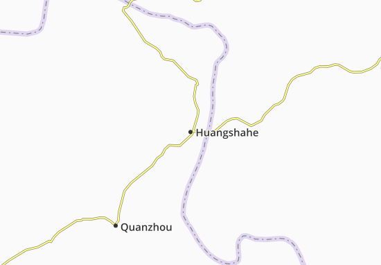 Karte Stadtplan Huangshahe