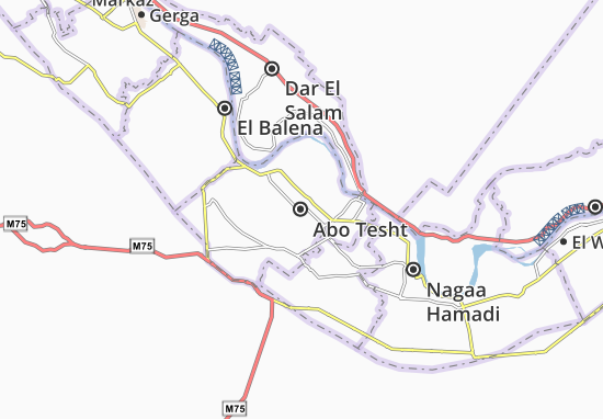 Abo Tesht Map