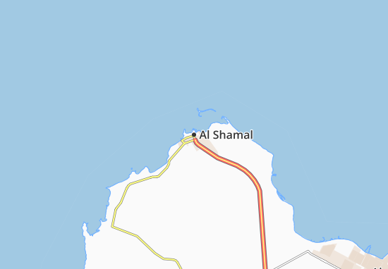 Karte Stadtplan Al Shamal