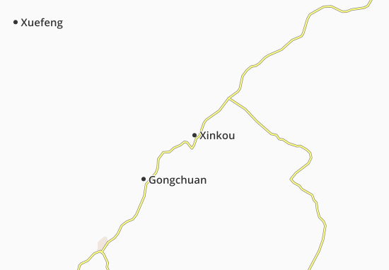 Mapa Xinkou