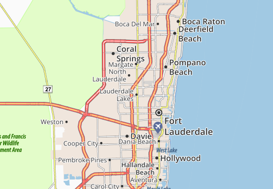 Lauderdale Lakes Map