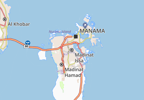 Karte Stadtplan Madinat Issa