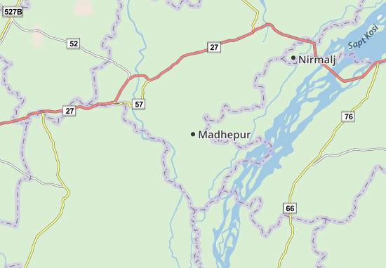 Karte Stadtplan Madhepur