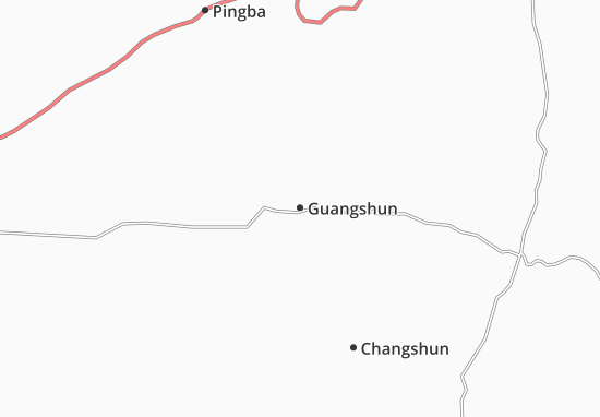 Karte Stadtplan Guangshun