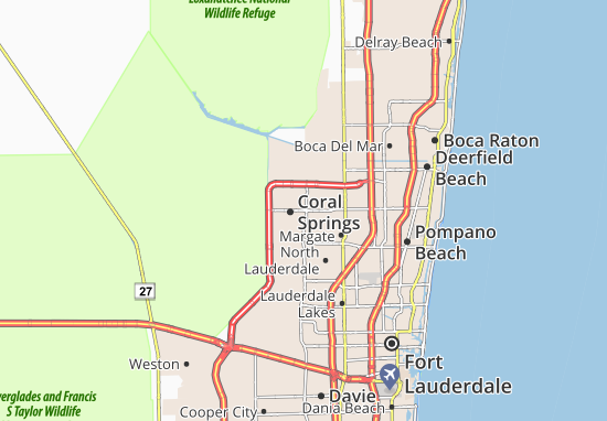 Coral Springs Map