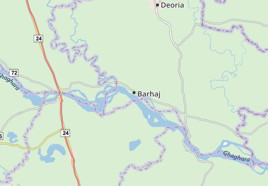 Barhaj Map