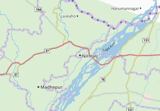 Karte Stadtplan Nirmalj