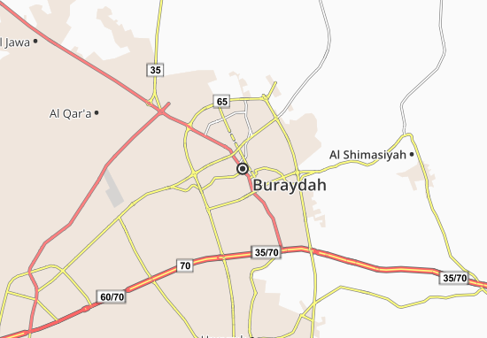 Mapa Buraydah