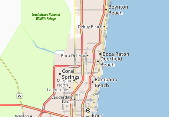 Karte Stadtplan Boca Pointe