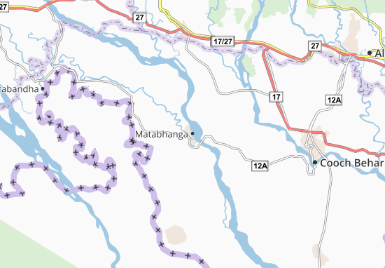 Karte Stadtplan Matabhanga
