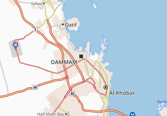 Karte Stadtplan Al Adama