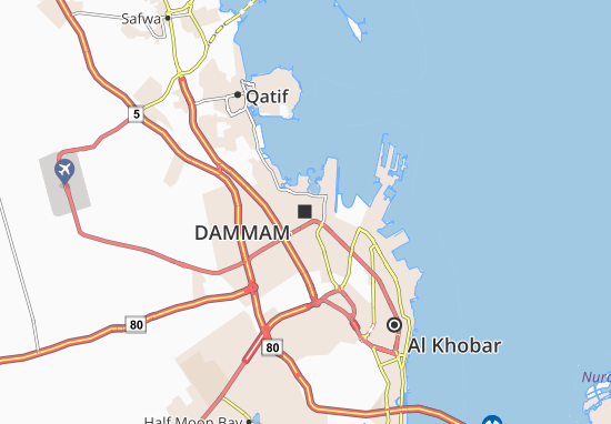 Mapa Dammam