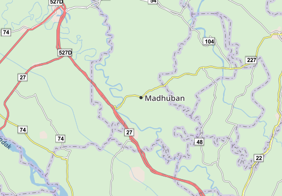 Kaart Plattegrond Madhuban
