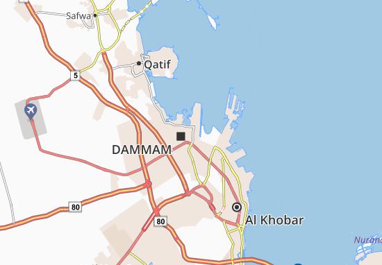 Karte Stadtplan Al Amamrah