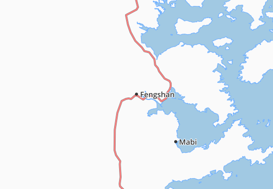 Mapa Fengshan