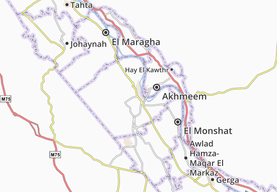 Qesm 1st Sohag Map
