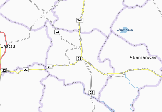 Karte Stadtplan Lalsot