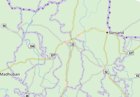 Karte Stadtplan Dumra