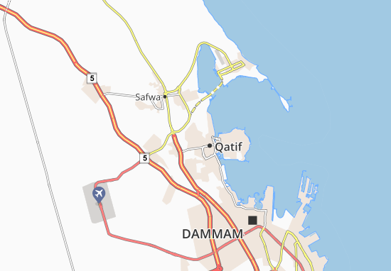Karte Stadtplan Al Awamiah