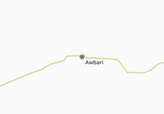 Mapa Awbari