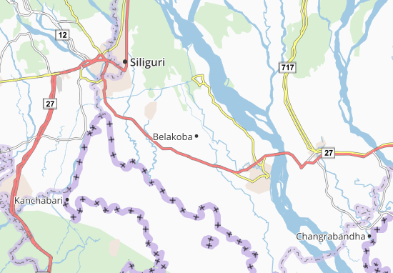 Kaart Plattegrond Belakoba