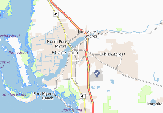 Mapa Fort Myers