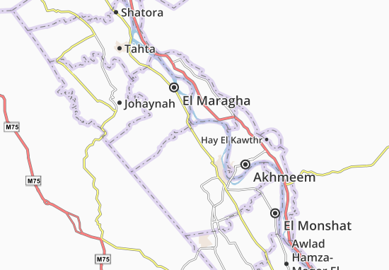 Kaart Plattegrond Gazeret Shandawel