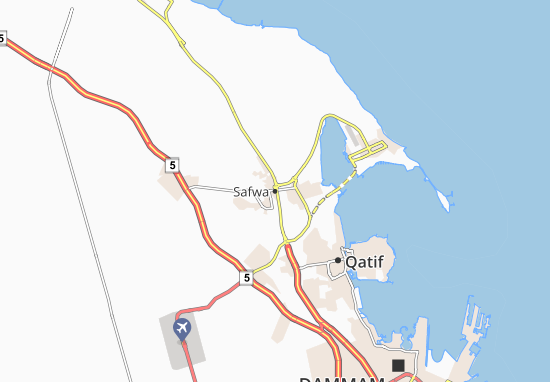 Karte Stadtplan Safwa