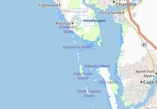 Karte Stadtplan Boca Grande
