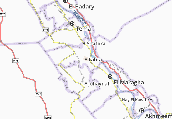 Mapa Tahta