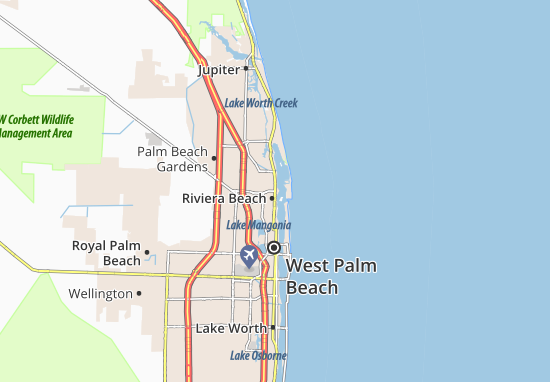 Riviera Beach Map