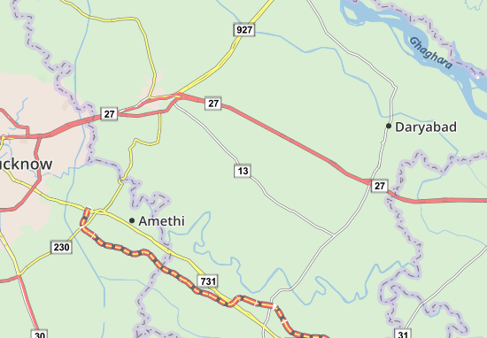 Karte Stadtplan Zaidpur