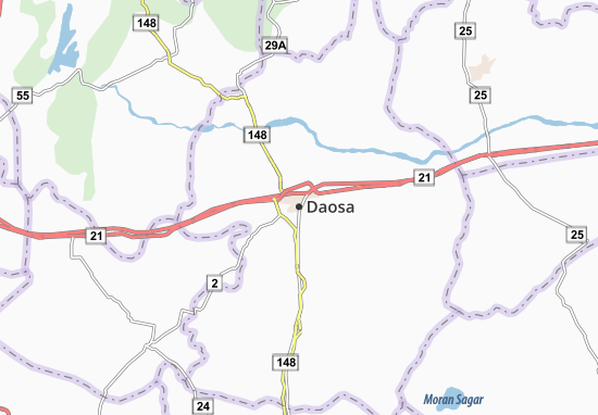 Karte Stadtplan Daosa