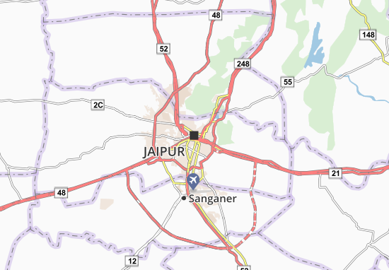 Mapa Plano Jaipur