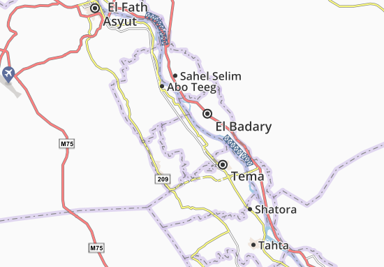 Karte Stadtplan Sadfa