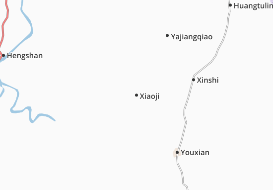 Karte Stadtplan Xiaoji