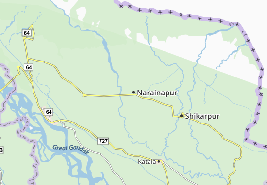 Mapa Narainapur