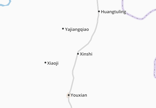 Kaart Plattegrond Xinshi