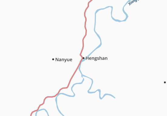 Kaart Plattegrond Hengshan