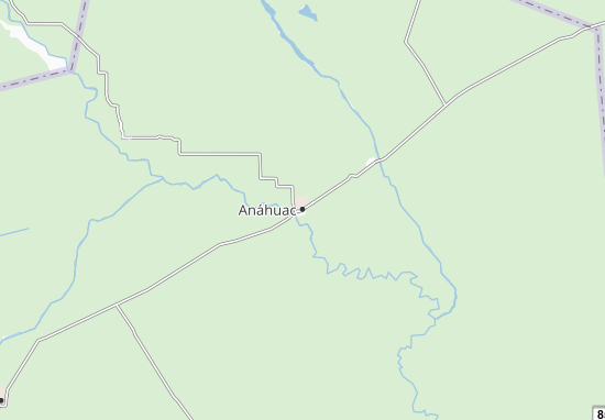 Kaart Plattegrond Anáhuac