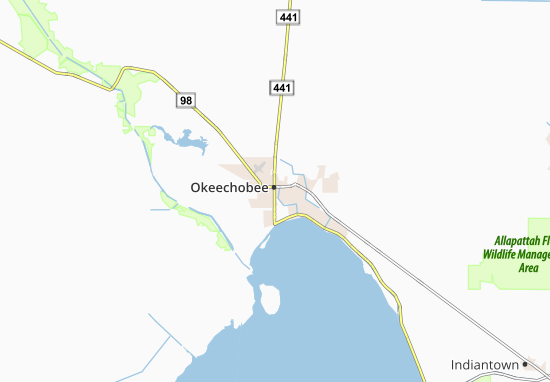 Okeechobee Map