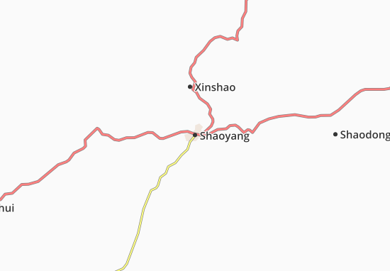 Karte Stadtplan Shaoyang