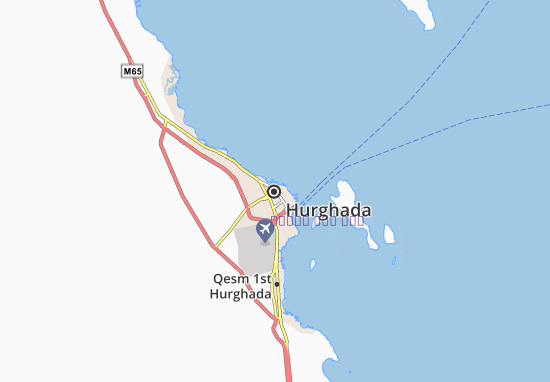 Karte Stadtplan Hurghada
