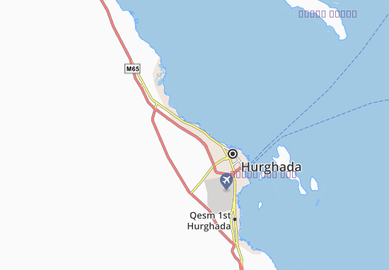 Kaart Plattegrond Qesm 2nd Hurghada