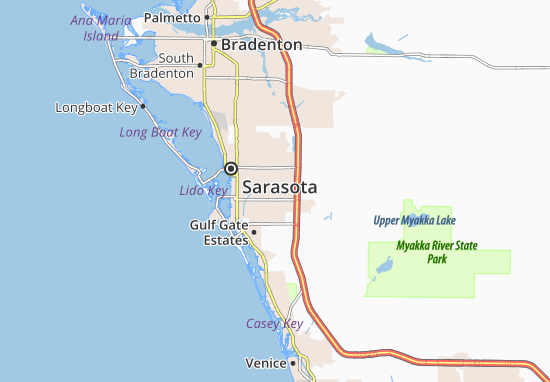 Carte-Plan Sarasota Springs