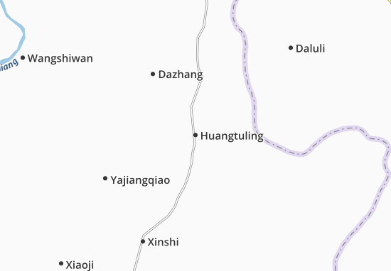 Mapa Huangtuling