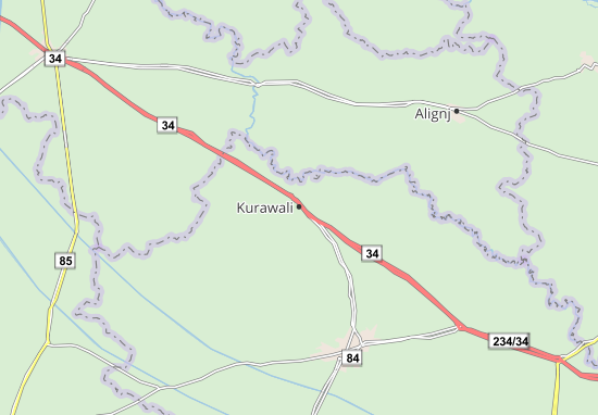 Karte Stadtplan Kurawali