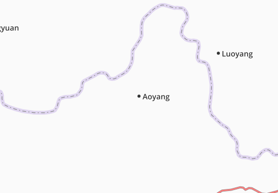 Kaart Plattegrond Aoyang