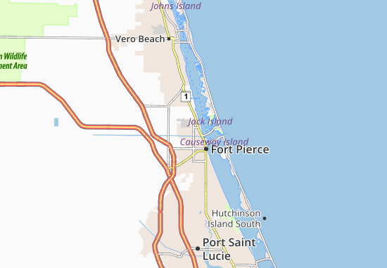 Fort Pierce North Map